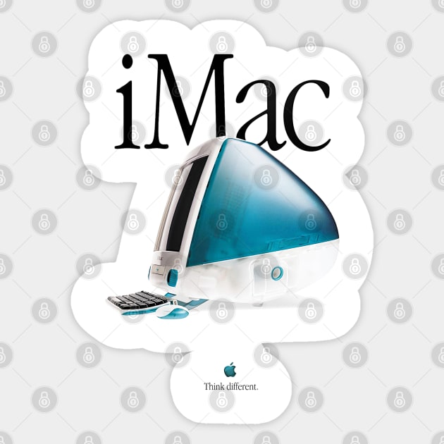 iMac Computer - Apple - Macintosh Sticker by nicklower